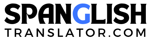 spanglish to english translation